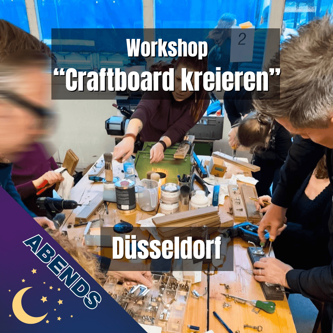 PROBEWORKSHOP: Craftboard kreieren - Kreativworkshop - Do., 03. April 2025 von 17-21 Uhr