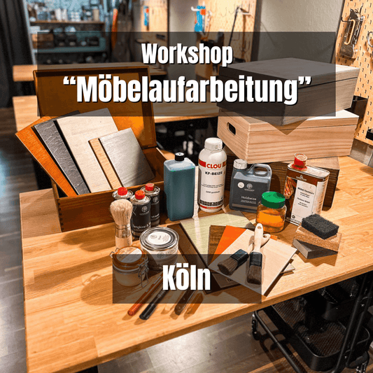 KÖLN: Möbelaufarbeitung - Grundlagen Workshop - So., 19. Oktober 2025 von 10-17 Uhr