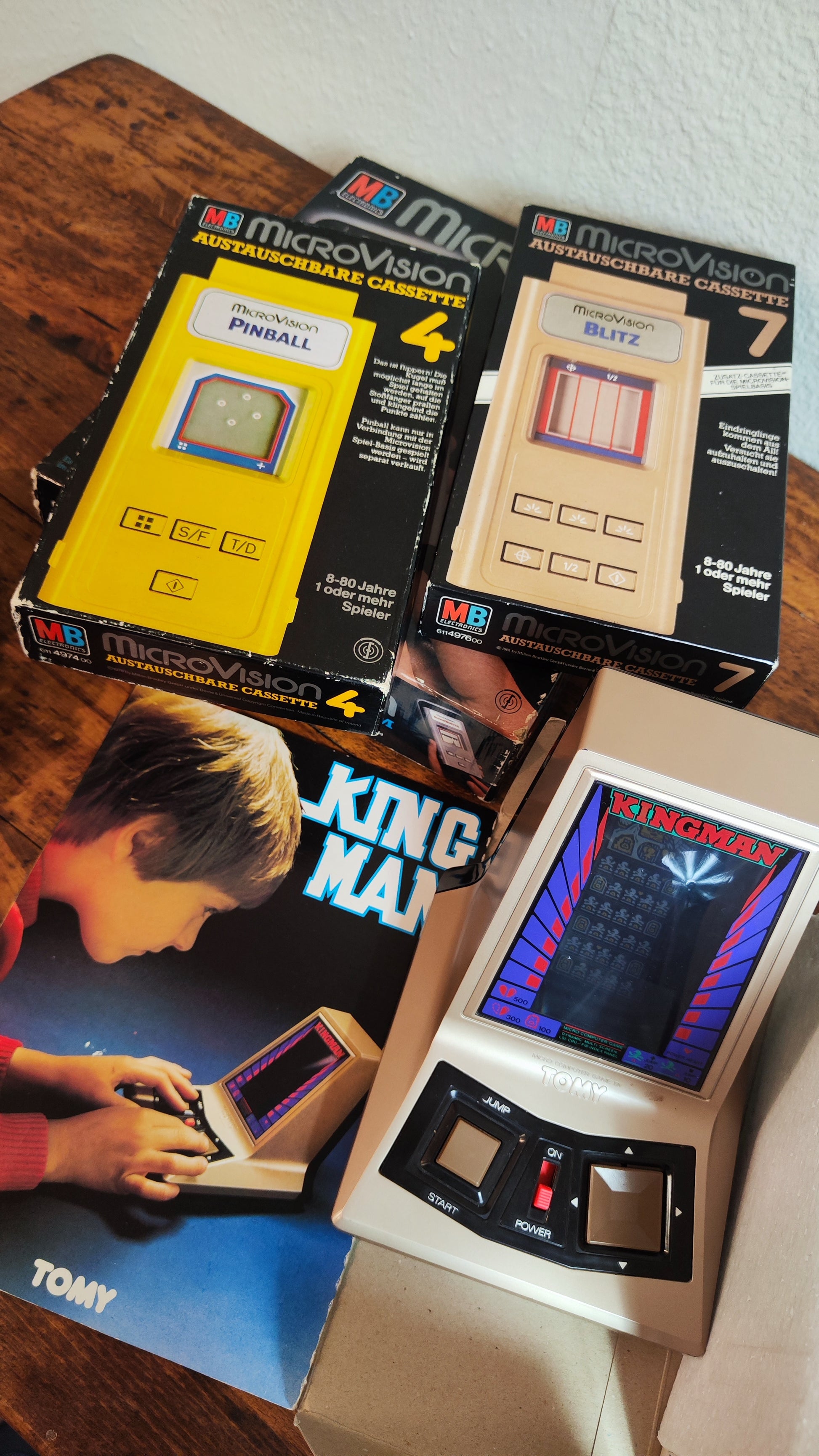 Computerspiele Konvolut "Kingman" & "MicroVision" aus den 1970er/80er Jahren - aus Bares für Rares 2024 - Esther-Ollick.shop