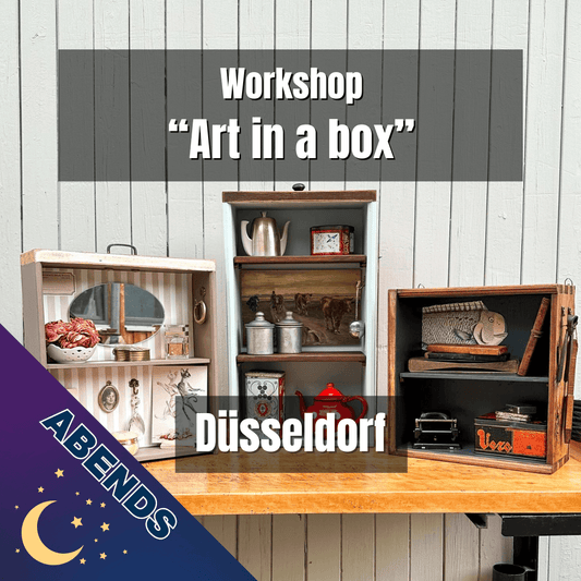 PROBEWORKSHOP: "Art in a box" Kreativworkshop - Do., 10. April 2025 von 17-21 Uhr